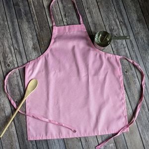 Kids/toddlers baking apron pink size small
